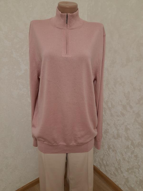 Femme Charles Tyrwhitt Col Roulé Rose Laine 44 /