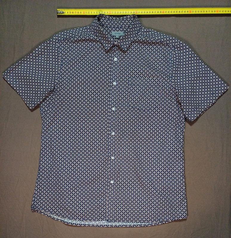 Мужской George Рубашка Золотистый Хлопок 40 /L /