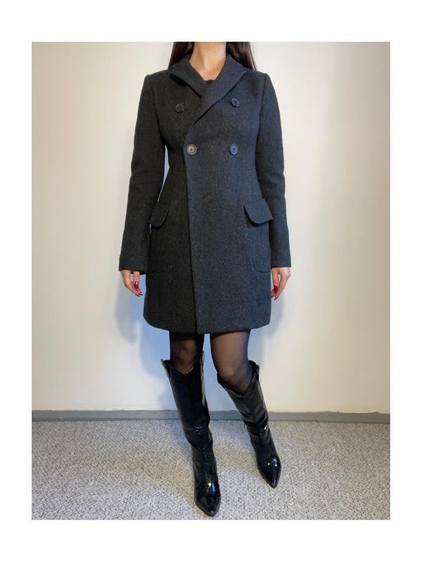 Donna Jil Sander Cappotto Grigio 34 / XS / 42