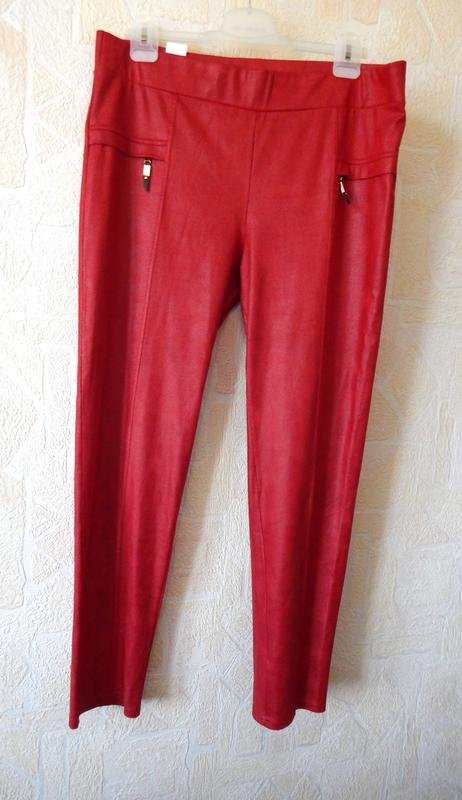 Женские Club Monaco Брюки Красный Полиэстер 44 /
