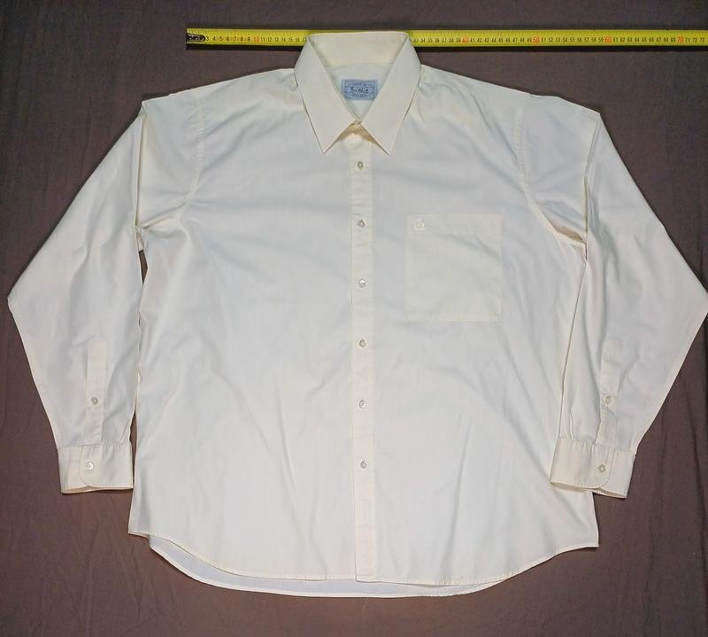 Мужской Poul R Smith Рубашка Белая Хлопок 42 / XL