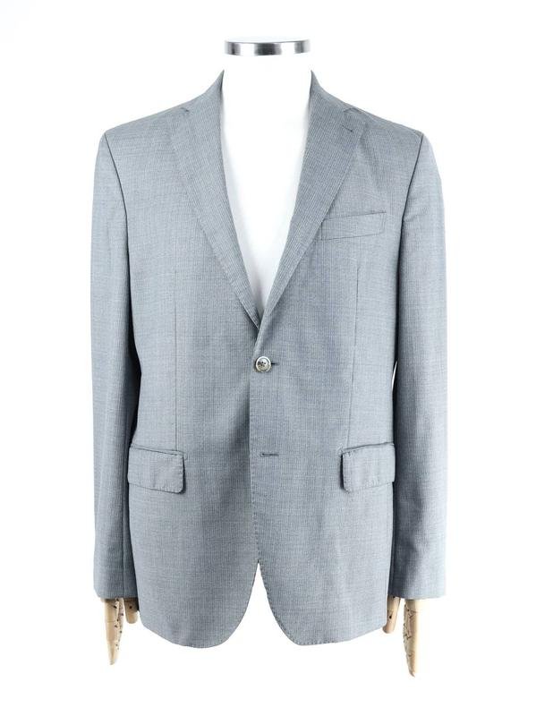 Men Baldessarini Blazer Grey Wool 40 /L / 48