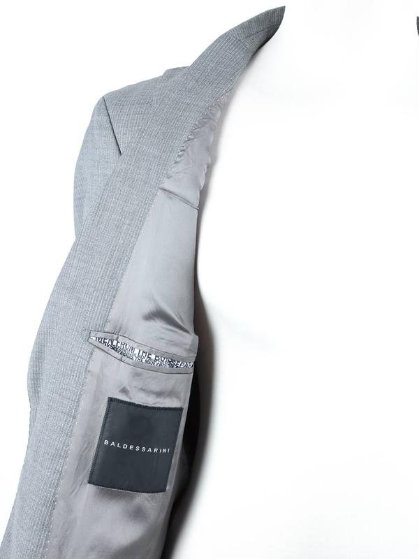 Men Baldessarini Blazer Grey Wool 40 /L / 48