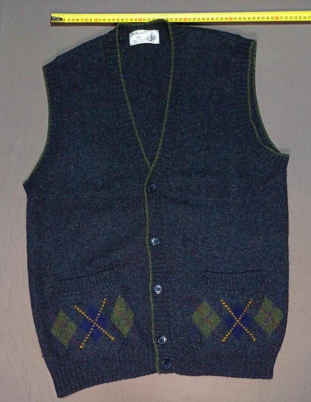 Homme St Michael Gilet Vert Laine 42 / XL / 50