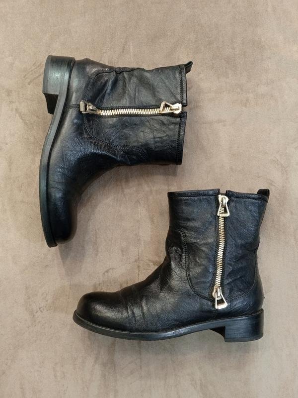 Damen Jimmy Choo Stiefel Schwarz Leder 40
