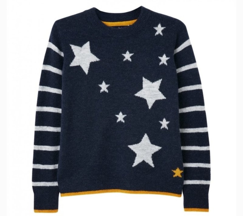 Женский Joules Свитер Белый Шерсть 42 / XL / 50