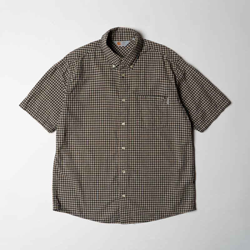 Men Carhartt Shirt Grey Cotton 40 /L / 48