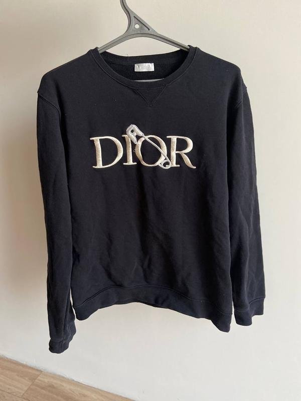 Мужской Christian Dior Свитер Чёрный 36 / S / 44