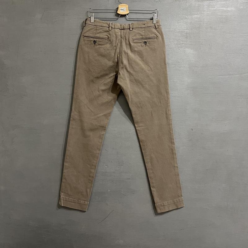 Мужские B SETTECENTO Джинсы Коричневый Хлопок 31