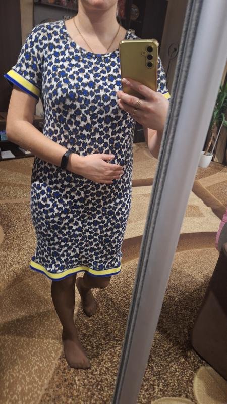 Damen Ballin Kleid Mehrfarbig Viskose 38