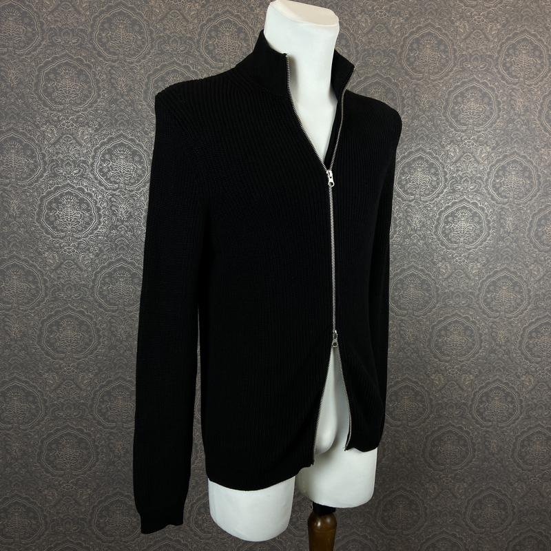 Uomo ZARA Maglione Nero Cotone 36 / S / 44