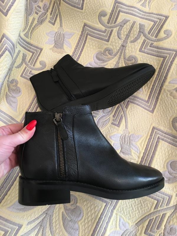 Damen Cole Haan Stiefel Schwarz Leder 37.5