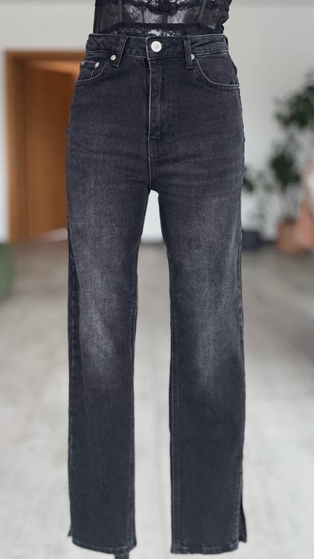 Donna Palace Jeans Nero Denim 25 / XS