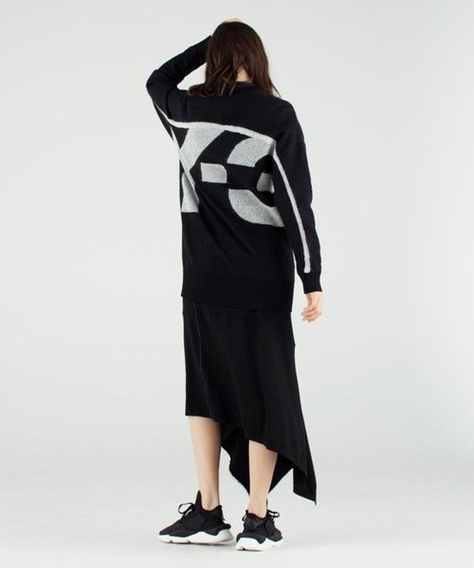 Женский Yohji Yamamoto Свитер Чёрный Мохер 34 / XS