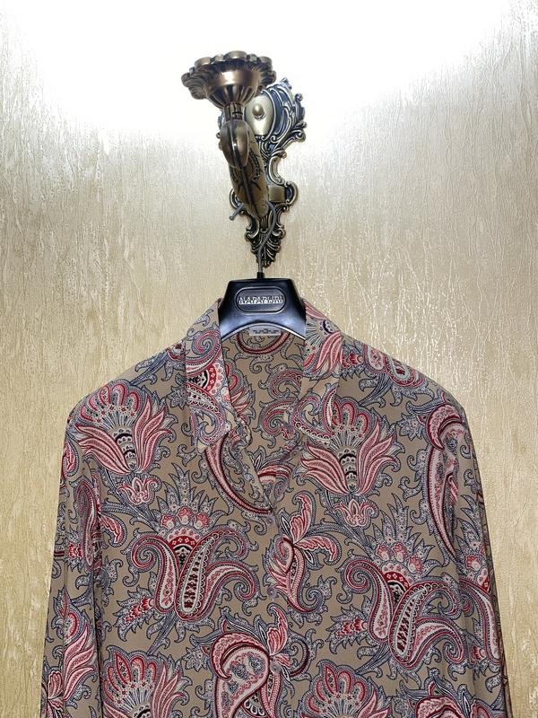 Donna Jaeger Camicia Marrone Seta 38 / M / 46