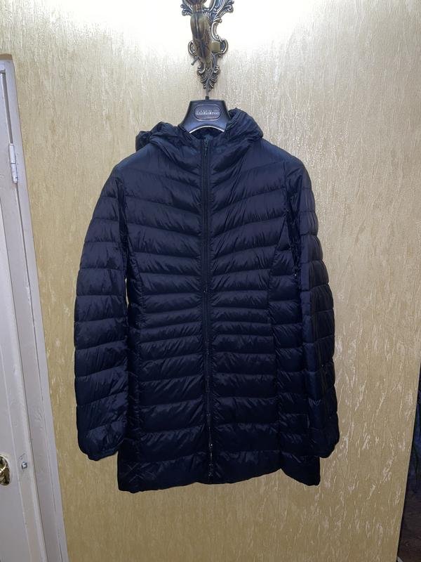 Damen Uniqlo Daunenjacke Marineblau 36 / S / 44