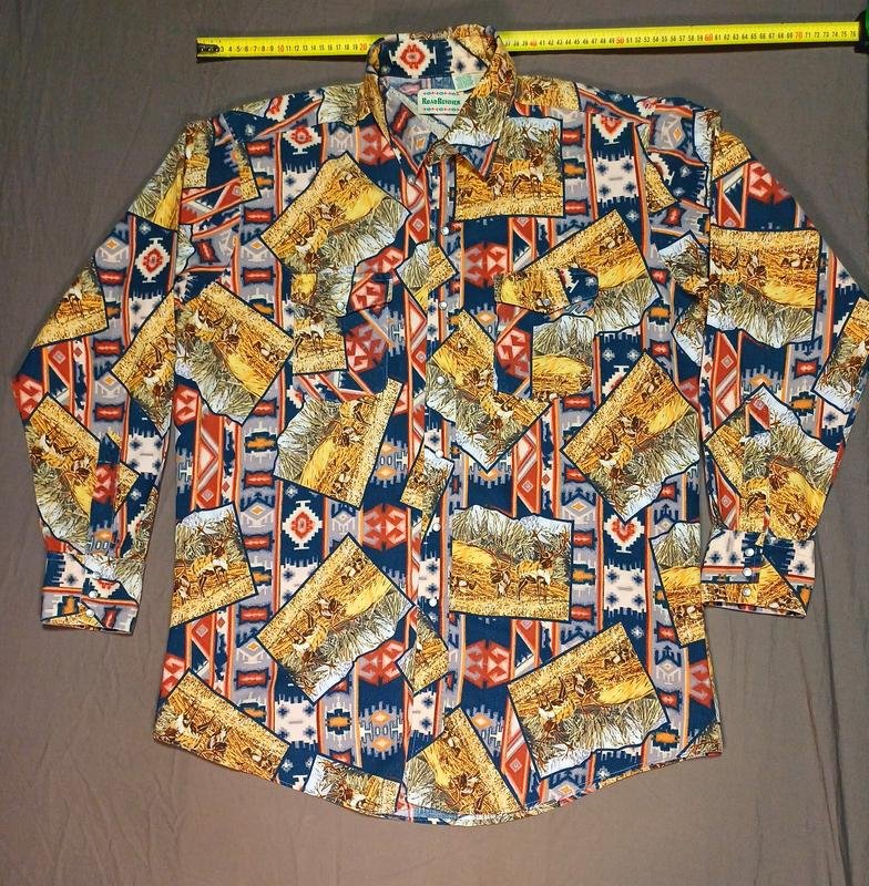 Uomo Vintage Road Runner Camicia Beige Cotone 42 /