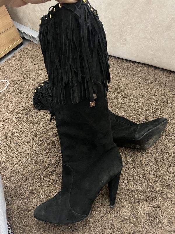 Damen Dune Stiefel Schwarz 39