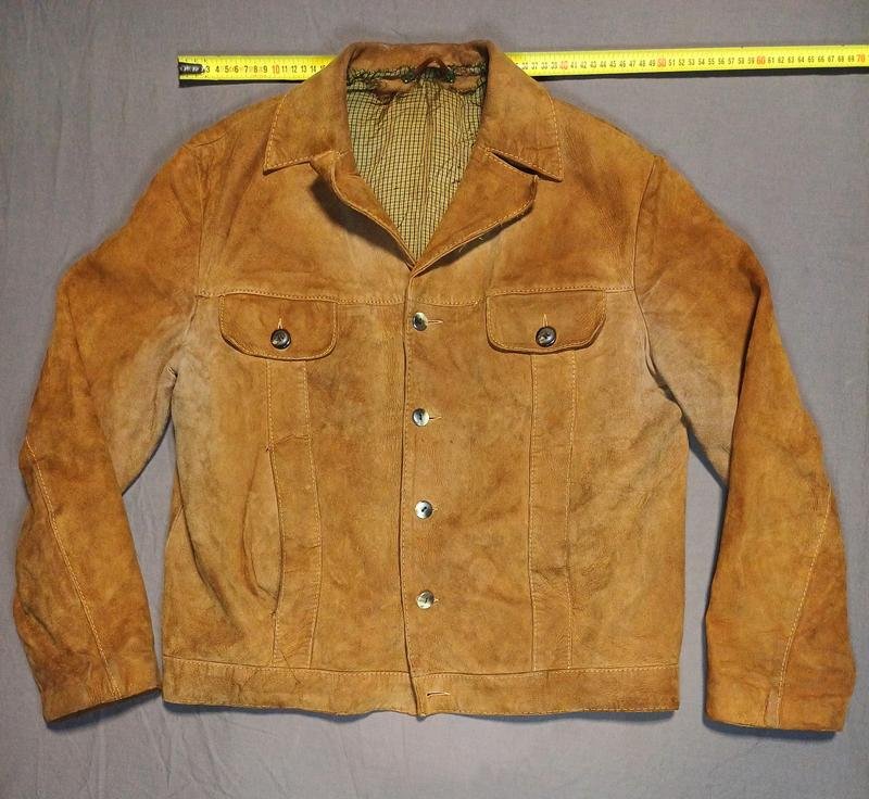 Women Jacket Beige Suede 40 / L / 48