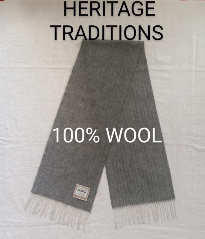 Шарф Heritage Traditions Серый Шерсть