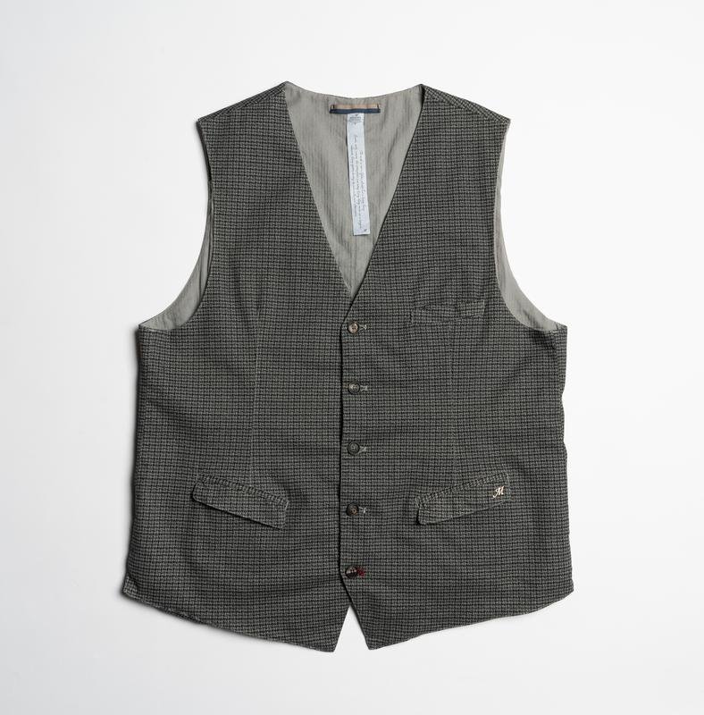 Men Gran Sasso Gilet Grey Cotton 38 / M / 46