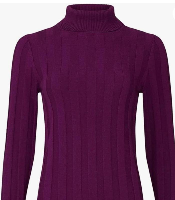 Женский Tod's Водолазка Фиолетовый Вискоза L