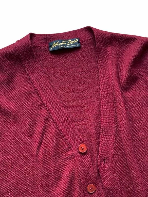 Uomo Moden-zach Maglione Borgogna Lana 38 / M / 46