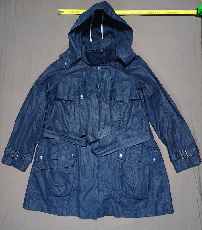 Women Next Trench Coat Grey Polyester 40 / L / 48