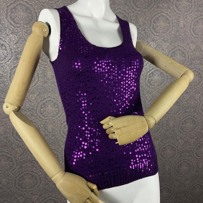 Women Tommy Hilfiger Vest Purple Cashmere 36