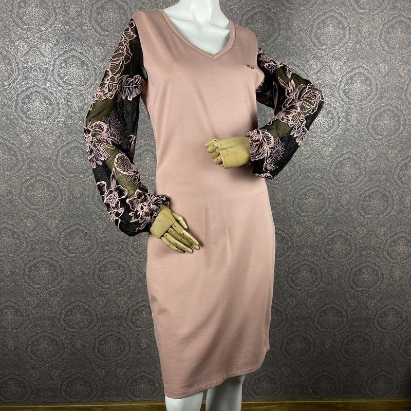 Женское Liu Jo Платье Розовое Вискоза 40 / L / 48