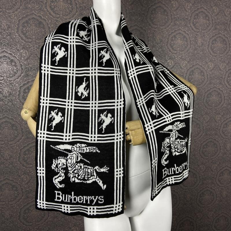 Unisexe Burberry Écharpe Noire