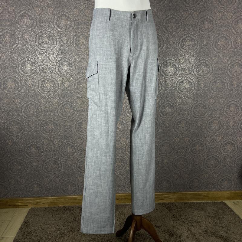 Herren Michael Kors Hosen Silber Viskose 34 / L /