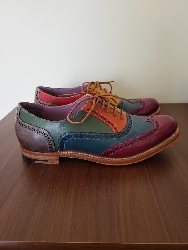 Women Barker Loafers Multicolor Leather 39.5