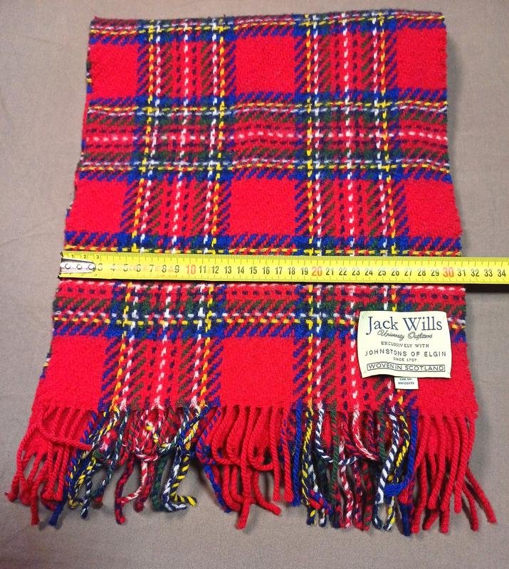 Unisexe Jack Wills Écharpe Rouge Laine