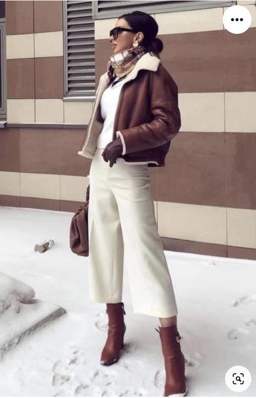 Женские Circolo 1901 Брюки Белые Трикотаж 40 / L /