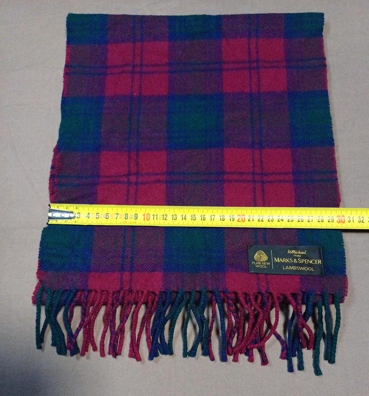 Unisex Marks & Spencer Schal Rot Wolle