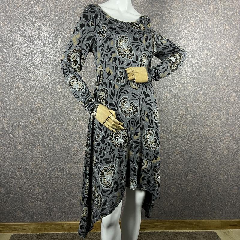 Женское Gudrun Sjödén Платье Серый Вискоза 36