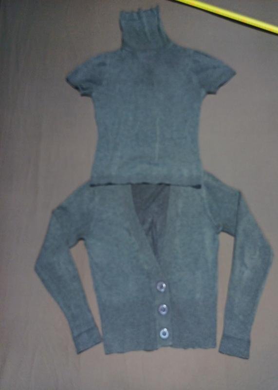 Damen Pullover Grau Acryl 36 / S / 44