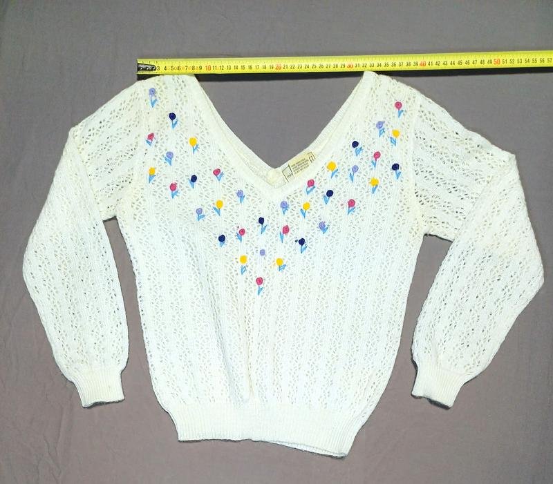 Damen Mister Noah Pullover Weiß Acryl 36 / S / 44