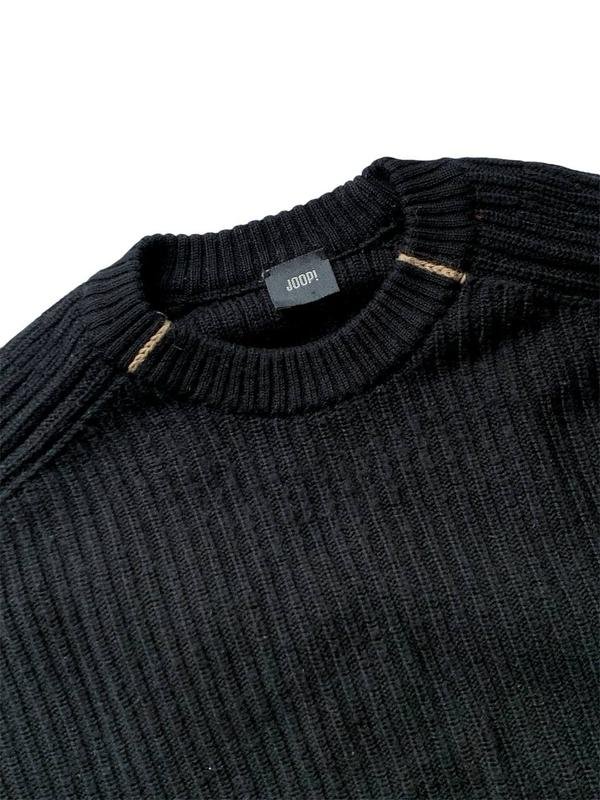 Men Joop! Sweater Black Wool 40 /L / 48