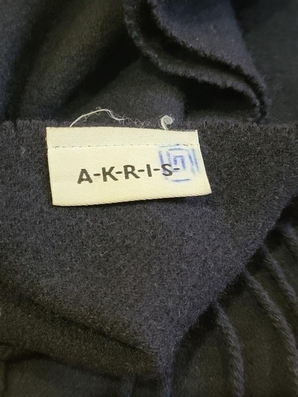Unisex Akris Schal Marineblau  