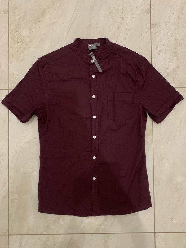 Мужской ASOS Сорочка Бордовая 38 / M / 46