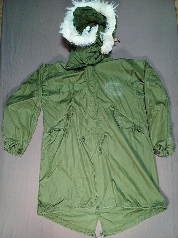 Men M65 Parka Khaki Cotton 36 / S / 44
