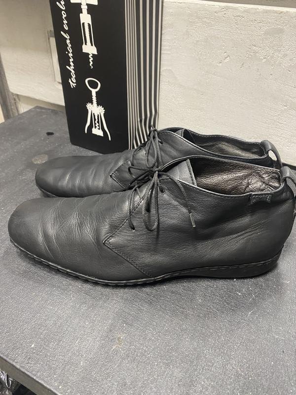 Herren Camper Stiefel Schwarz Leder 42.5