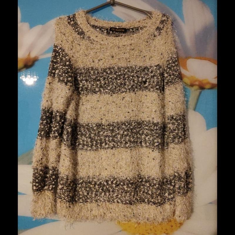 Femme Zoe Valentini Pull Or Acrylique 38 / M / 46