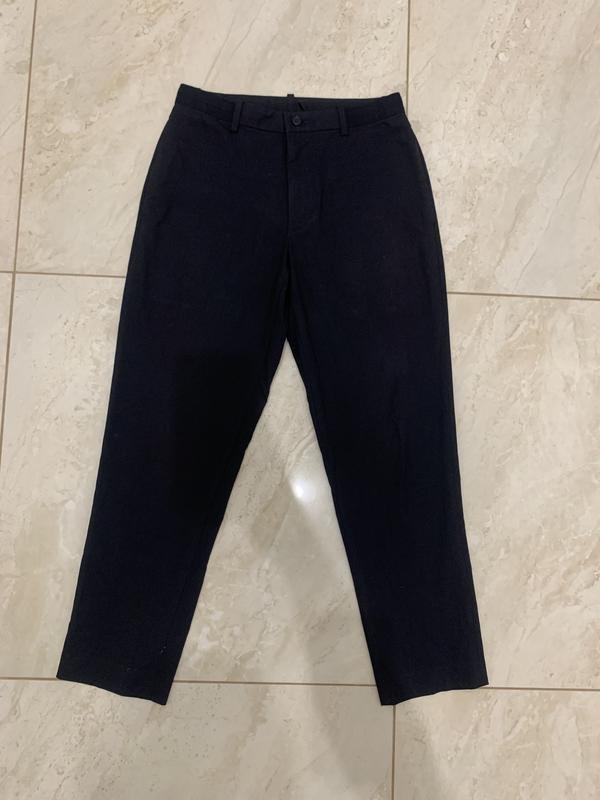 Женские Uniqlo Брюки Тёмно-синие S