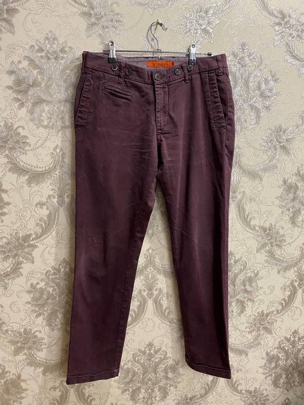 Damen VENEZIA Hose Burgunder Baumwolle 38 / M / 46