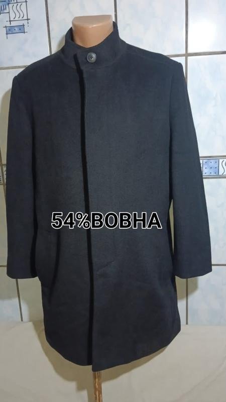Herren Kenneth Cole Mantel Schwarz Viskose 42 / XL