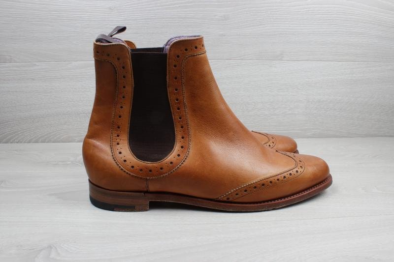 Women Barker Boots Brown Leather 40.5