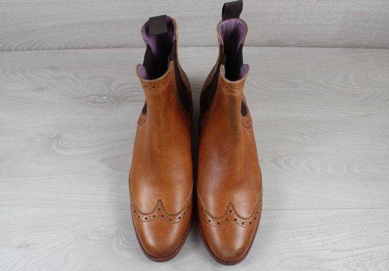 Women Barker Boots Brown Leather 40.5